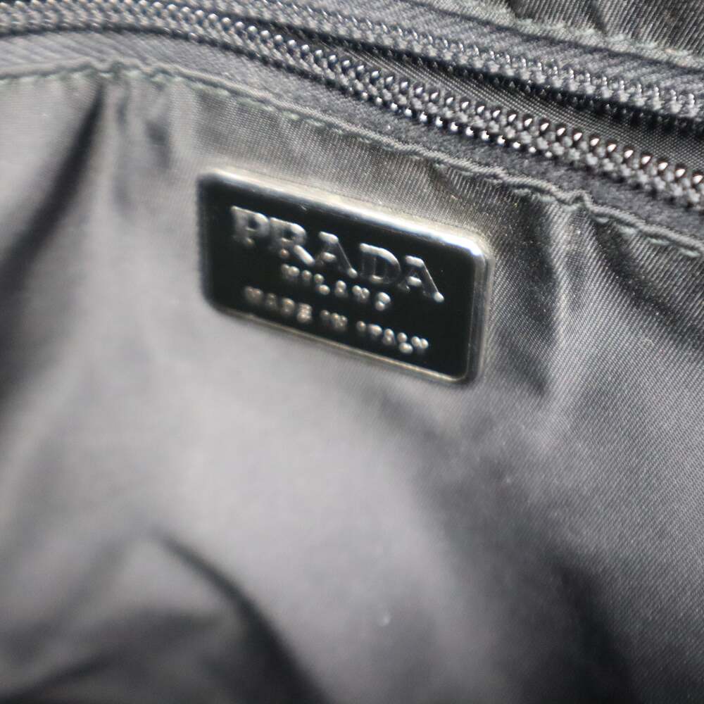 Prada Black Nylon Lucite Shoulder Bag - Picture 7 of 9